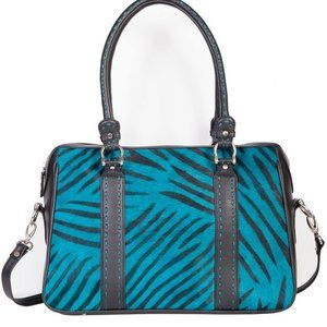 SCULLY HAIR ON HIDE GENUINE LEATHER HANDBAG BRAND NEW